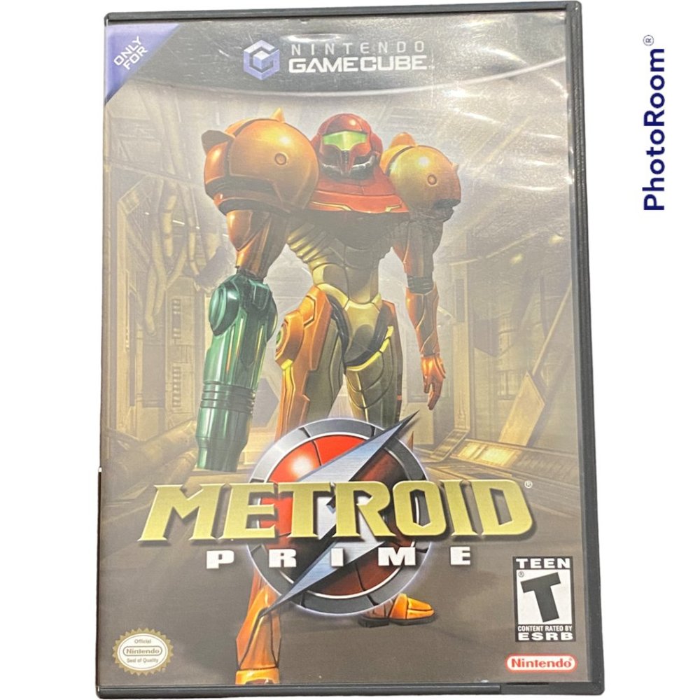 Nintendo GameCube - Metroid Prime game, complete with manual